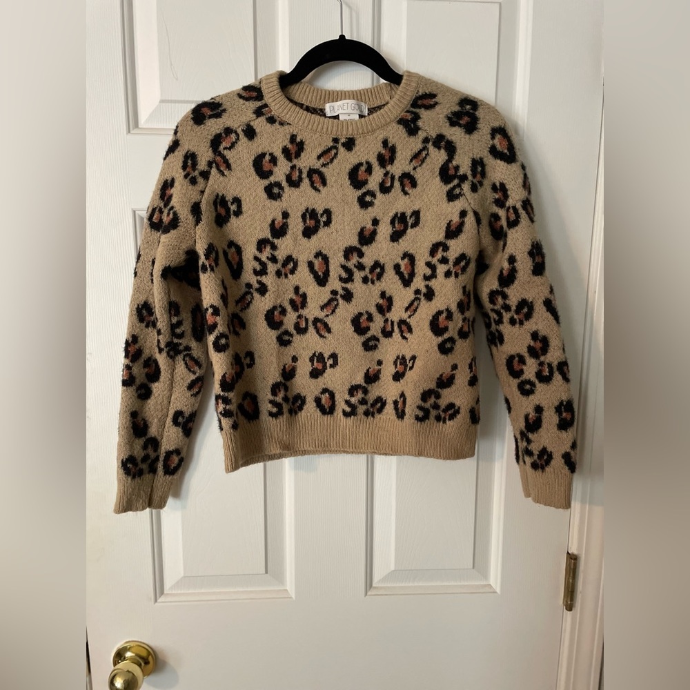 Animal print sweater